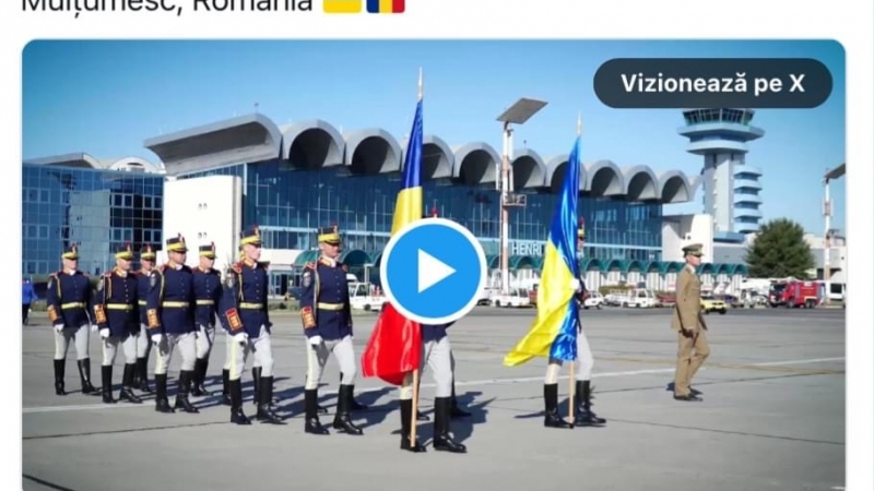 Fotografia dimineții - Președintele Zelenski a postat pe X/Twitter un mesaj de mulțumire în limba română, după vizita la București