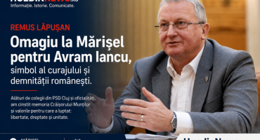 Remus Lăpușan - „Avram Iancu, eroul național care ne amintește că demnitatea și iubirea de țară sunt valori fără timp”